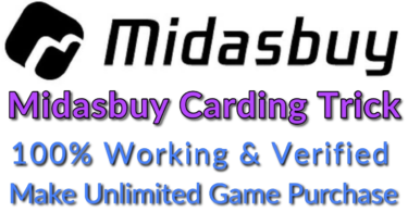 Midasbuy carding trick and method