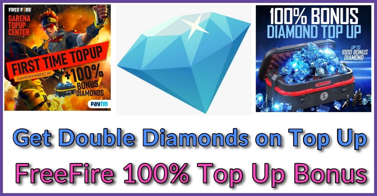 Free fire double diamond topup trick