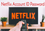 Free Netflix Account ID Password